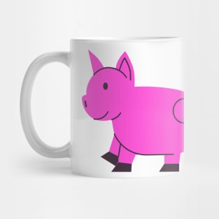 Pig Illustration Mug